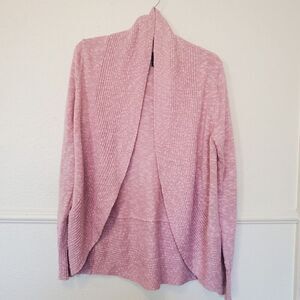 Kenneth Cole Cardigan New York Womens Open Front‎ Knitted Pink Size Medium